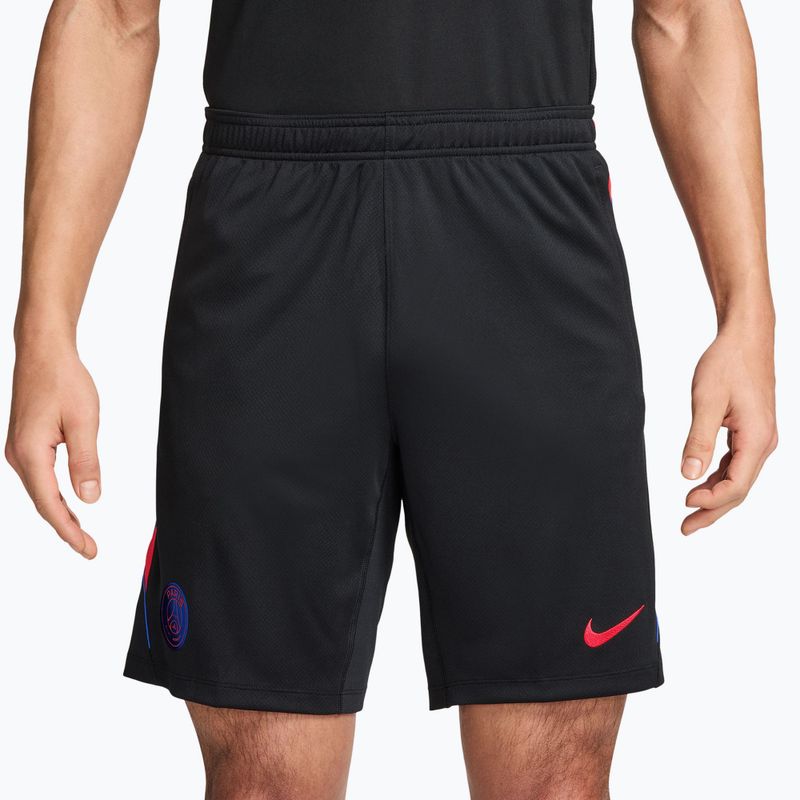 Шорти футбольні чоловічі Nike Paris Saint-Germain Strike black/global red/global red