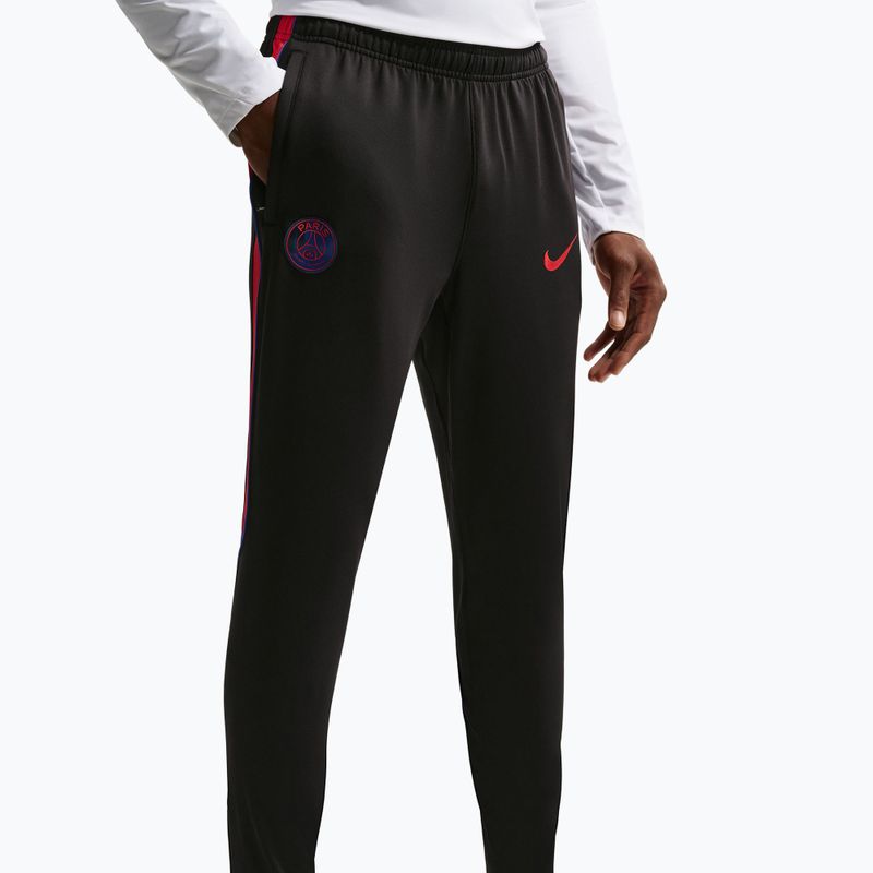 Штани футбольні чоловічі Nike Paris Saint-Germain Strike Dri-Fit black/global red/global red 5