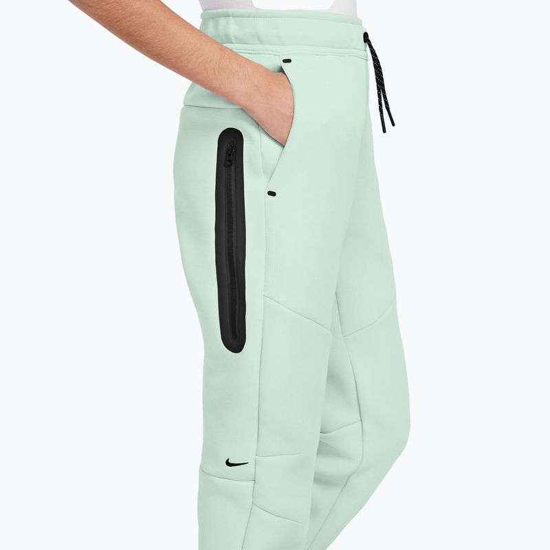 Штани дитячі Nike Sportswear Tech Fleece barely green/black/black 3