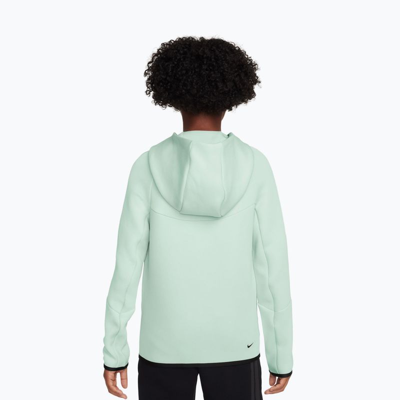Кофта дитяча Nike Sportswear Tech Fleece Full Zip barely green/black/black 2
