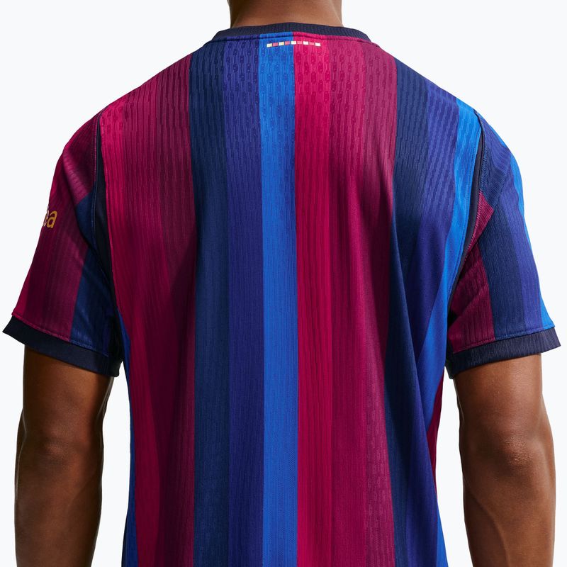Футболка футбольна чоловіча Nike FC Barcelona Dri-Fit ADV Match deep garnet/blue void 5