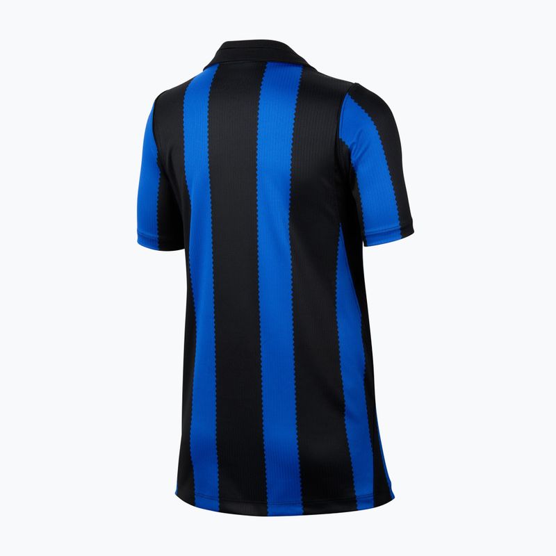 Футболка футбольна дитяча Nike Inter Milan Dri-Fit Stadium Home lyon blue/black/university gold 2