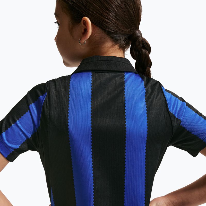 Футболка футбольна дитяча Nike Inter Milan Dri-Fit Stadium Home lyon blue/black/university gold 8