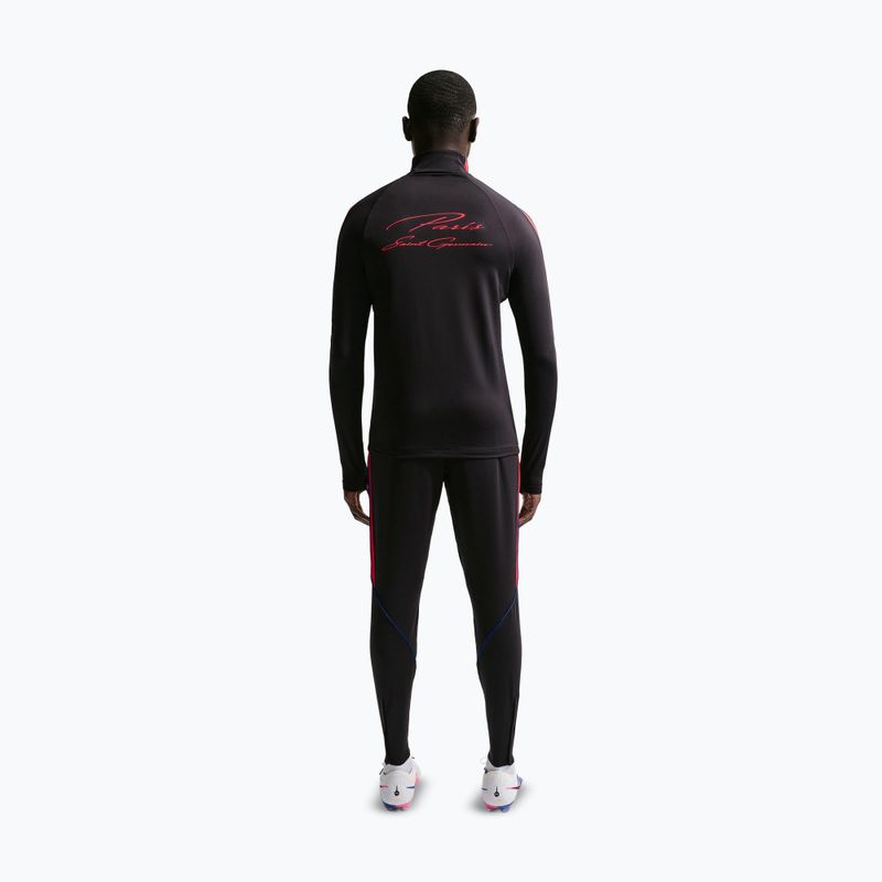Кофта футбольна чоловіча Nike Paris Saint-Germain Strike Dri-Fit Soccer Knit Drill Top black/global red/global red 3