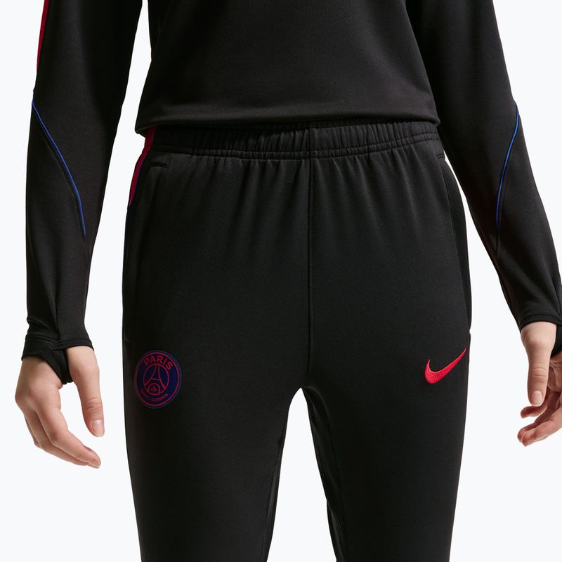 Штани футбольні дитячі Nike Paris Saint-Germain Strike Dri-Fit black/global red/global red 8