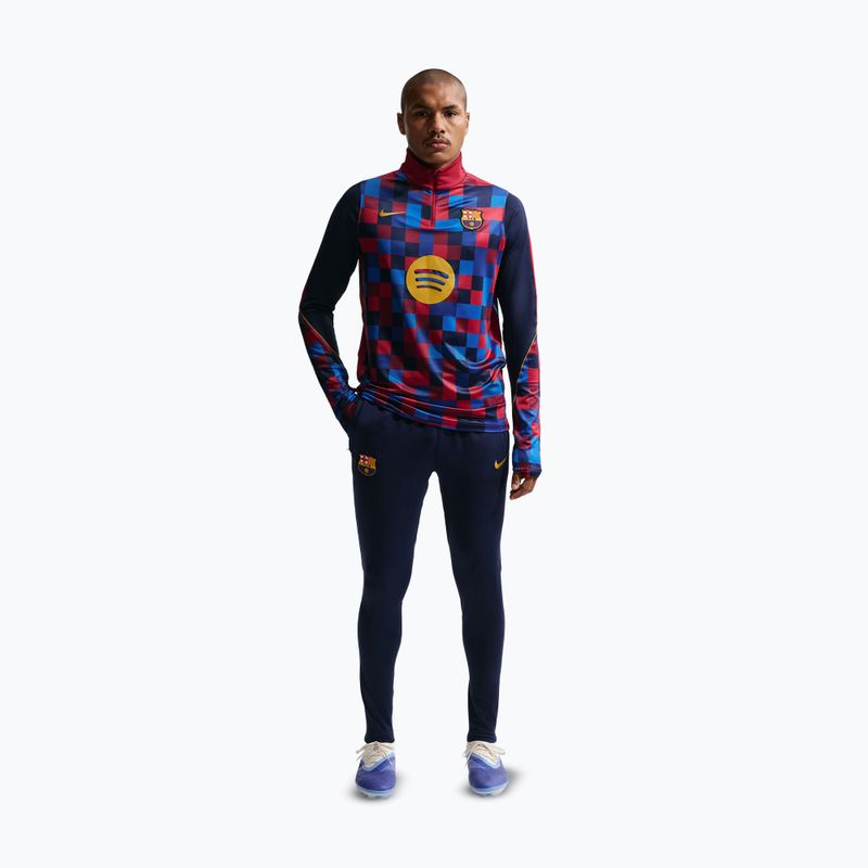 Штани футбольні чоловічі Nike FC Barcelona Strike Dri-Fit blackened blue/noble red/yellow 2