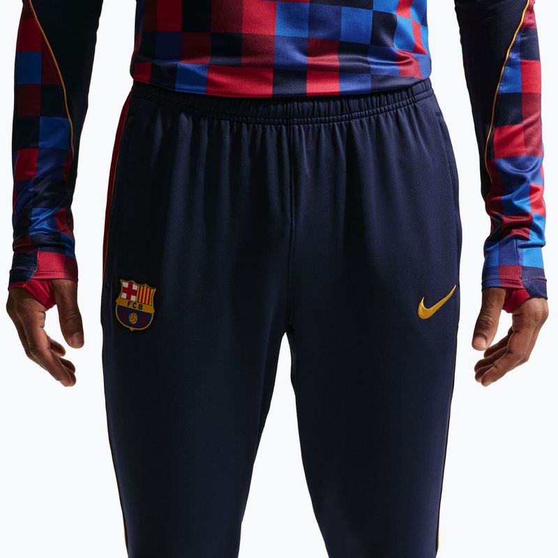 Штани футбольні чоловічі Nike FC Barcelona Strike Dri-Fit blackened blue/noble red/yellow 6
