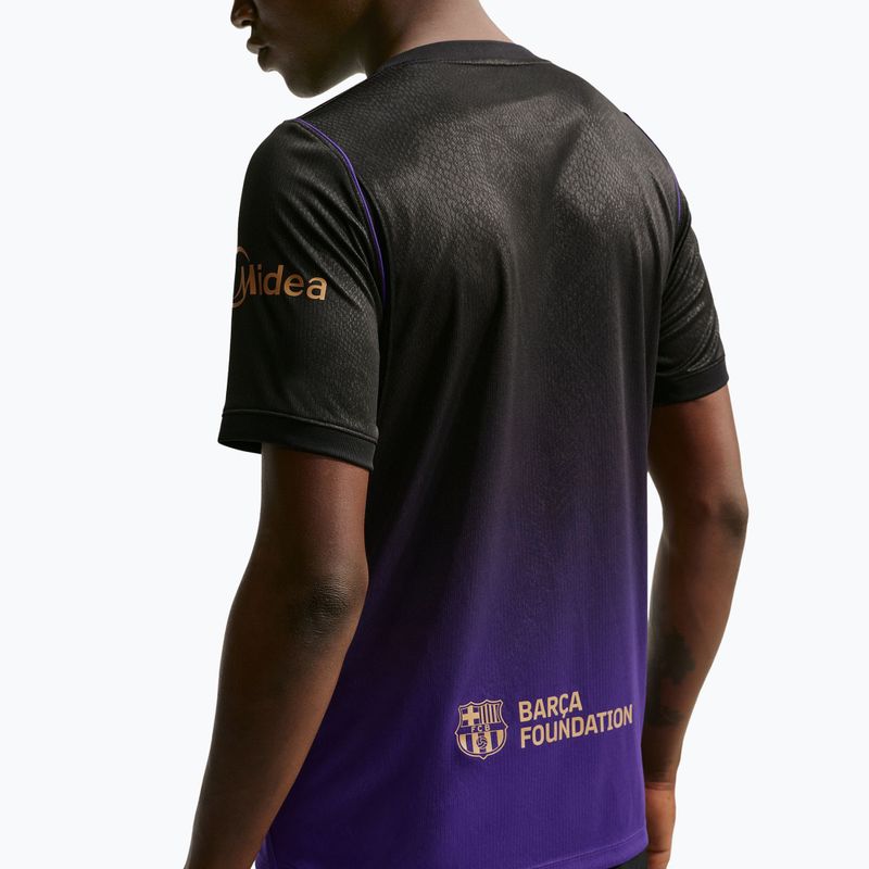 Футболка футбольна чоловіча Nike FC Barcelona 2026/27 Stadium Away field purple/field purple/metallic gold 5