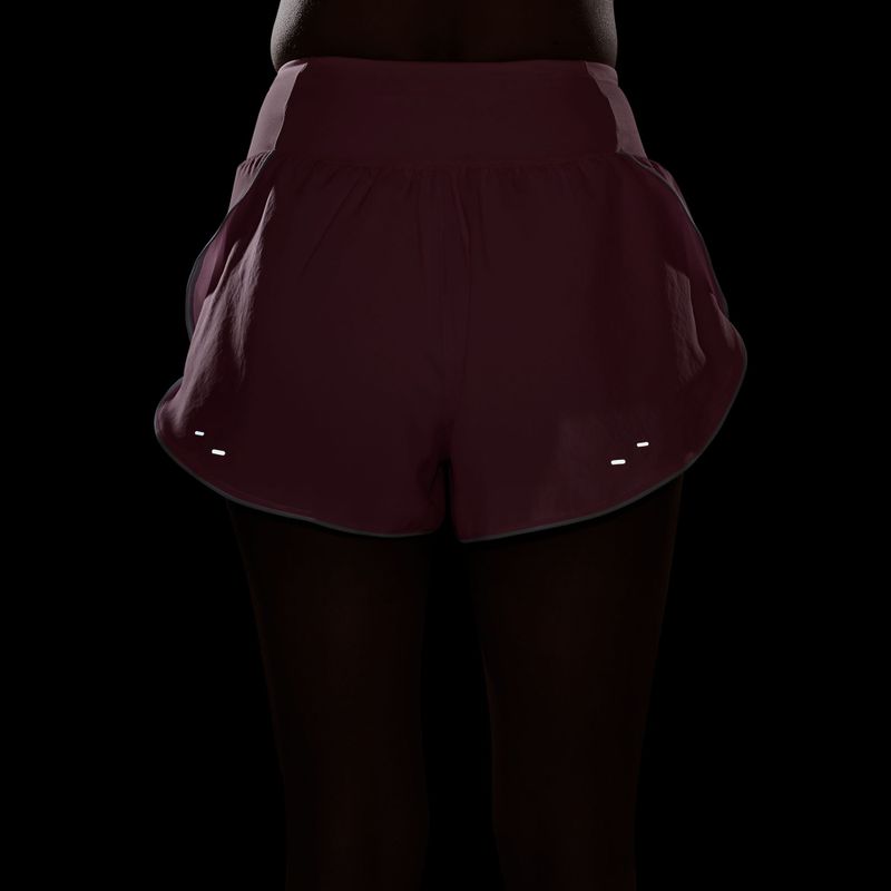 Шорти для бігу жіночі Nike Tempo Swoosh Dri-Fit Mid-Rise Brief-Lined peony/pink foam/white 5