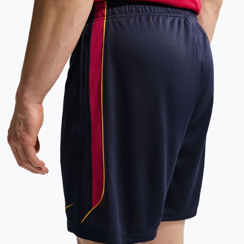 Шорти футбольні чоловічі Nike FC Barcelona Strike blackened blue/noble red/mineral yellow 6
