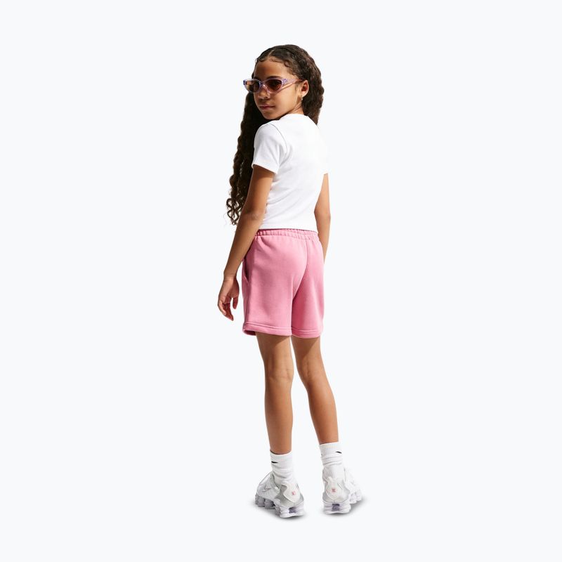 Дитячі шорти Nike Sportswear Club Fleece peony/peony/white 3