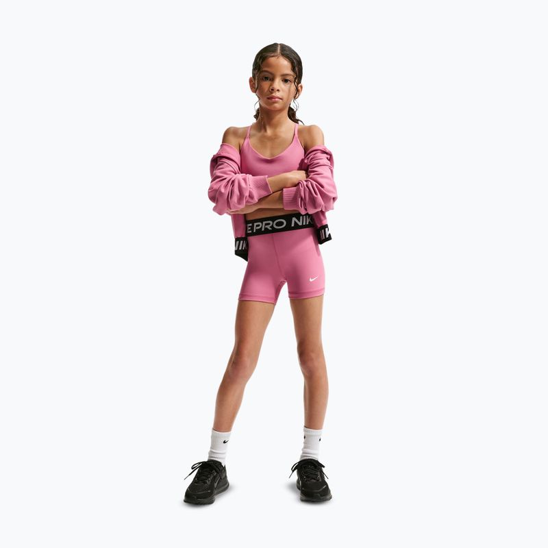 Дитячі шорти Nike Pro peony/white 2