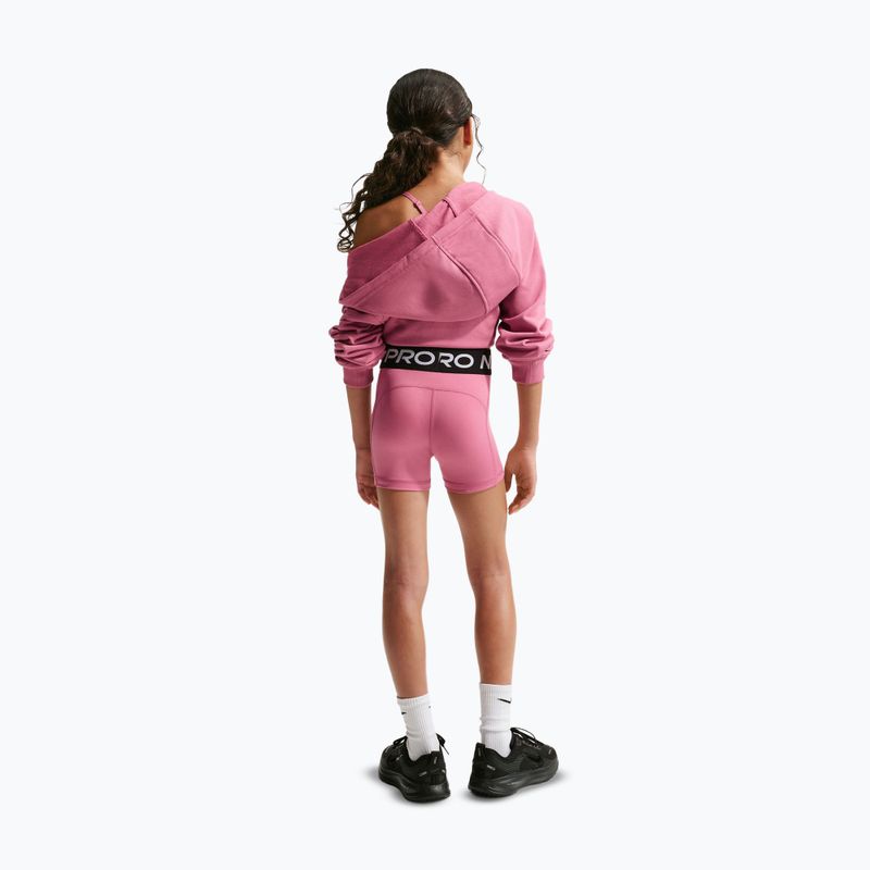 Дитячі шорти Nike Pro peony/white 3