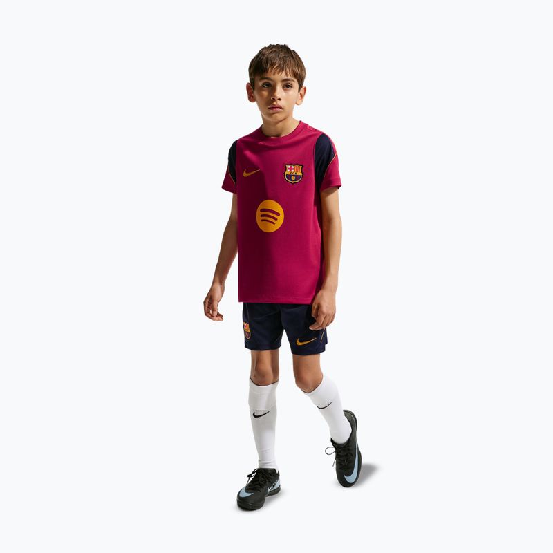 Футболка футбольна дитяча Nike FC Barcelona Strike Dri-Fit noble red/blackened blue 2