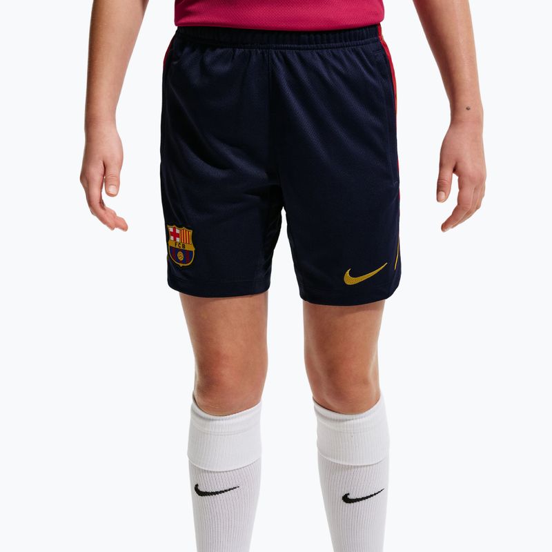 Шорти футбольні дитячі Nike FC Barcelona Strike blackened blue/noble red/mineral yellow 6
