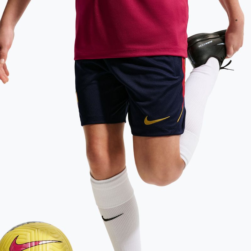 Шорти футбольні дитячі Nike FC Barcelona Strike blackened blue/noble red/mineral yellow 8