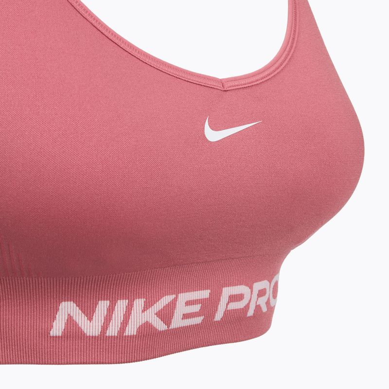 Бюстгальтер для тренувань Nike Pro Seamless Light Support peony/white 3