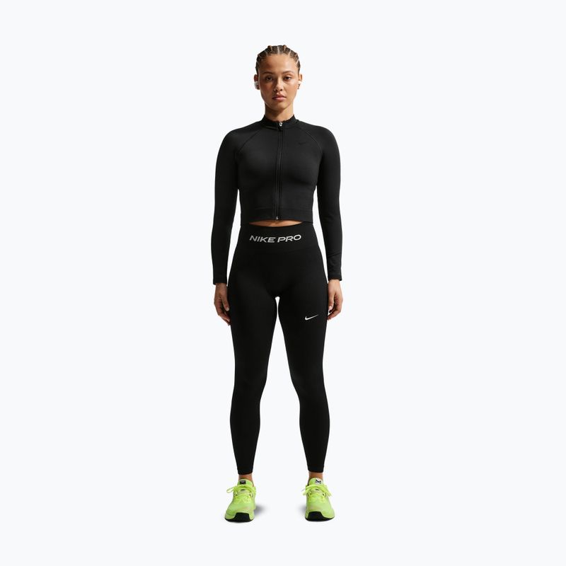 Легінси жіночі Nike Pro Seamless black/white 2