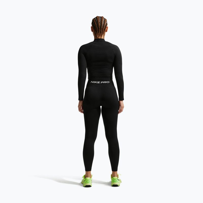 Легінси жіночі Nike Pro Seamless black/white 3