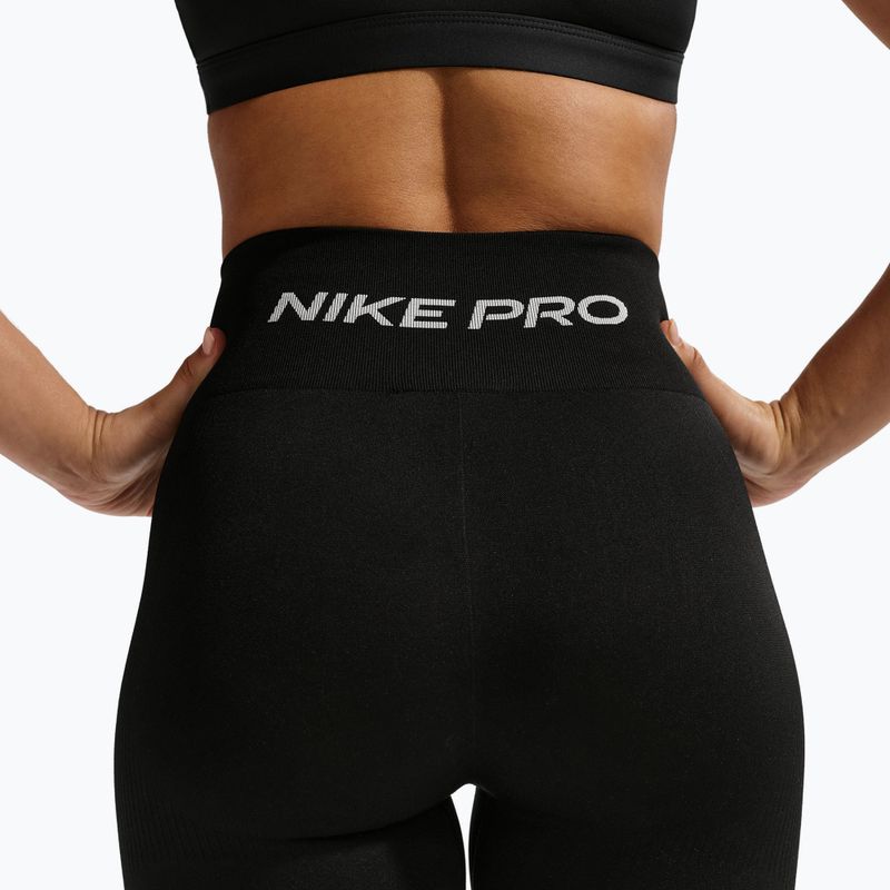 Легінси жіночі Nike Pro Seamless black/white 4