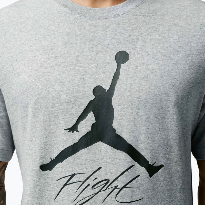 Футболка чоловіча Jordan Jumpman Flight dark grey heather 5