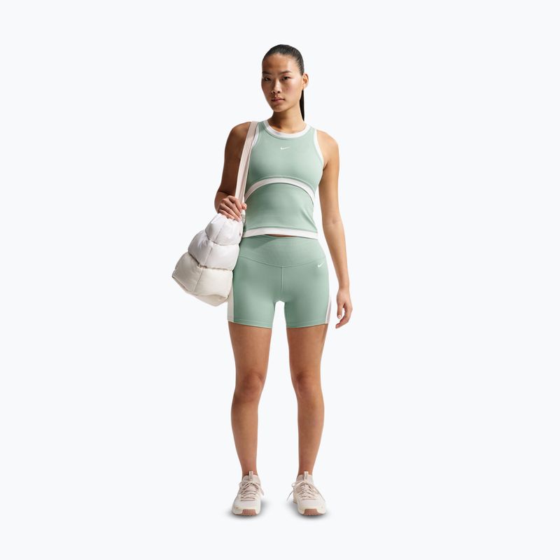 Футболка для тренувань жіноча Nike One Dri-Fit steam/white/white 2