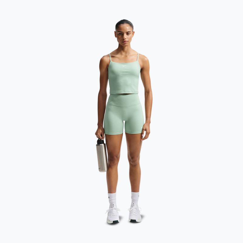 Жіноча тренувальна футболка Nike One Medium Support steam/white 2