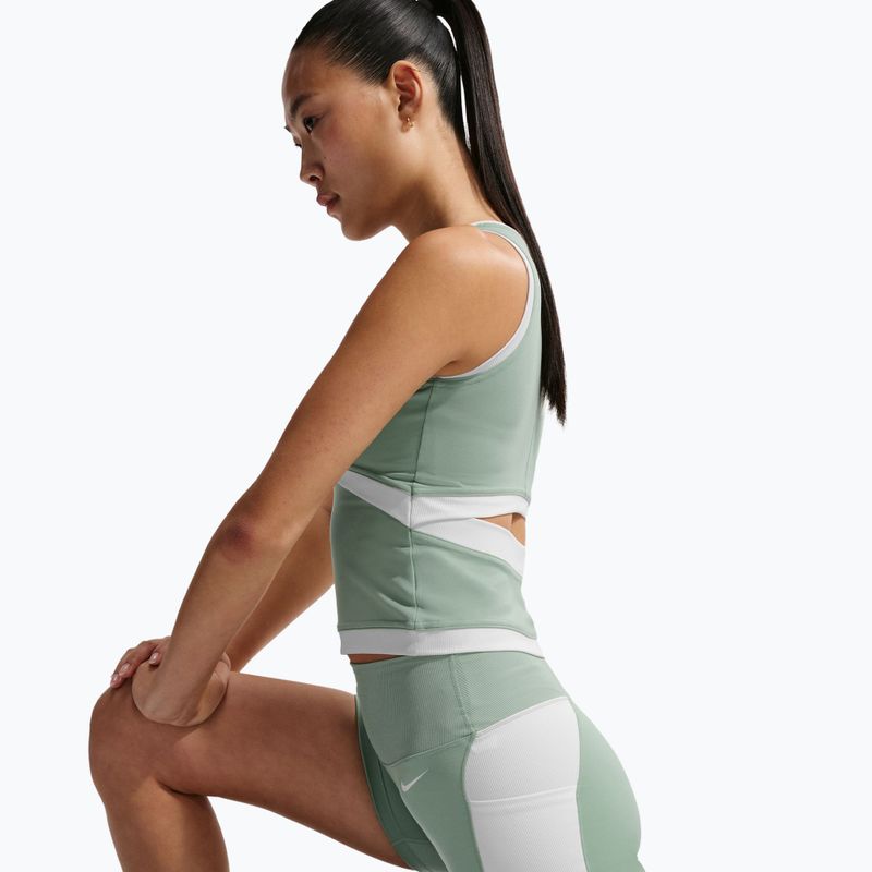 Шорти жіночі Nike One High Waisted Biker 5" steam/white/white 4