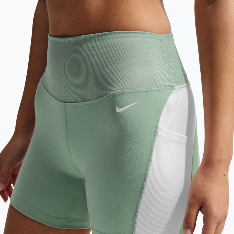 Шорти жіночі Nike One High Waisted Biker 5" steam/white/white 5