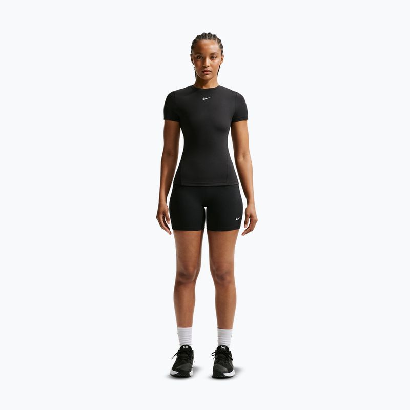 Футболка для тренувань жіноча Nike One Fitted black/white 2