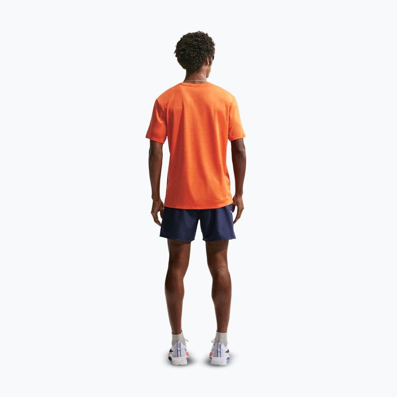 Футболка для бігу чоловіча Nike Miler Dri-Fit UV safety orange 3