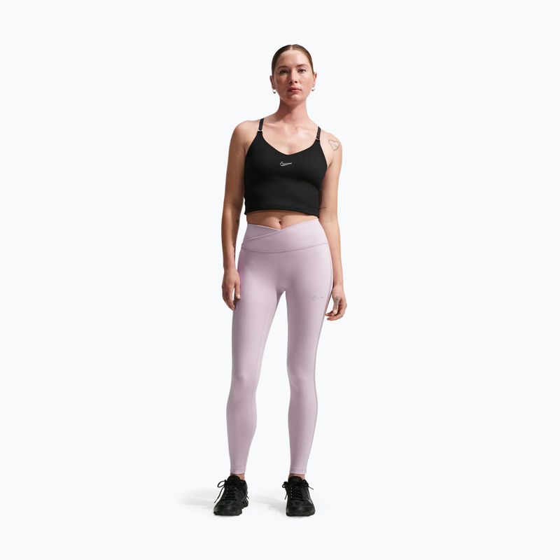 Легінси жіночі Nike One High-Waisted Seamless platinum violet 2