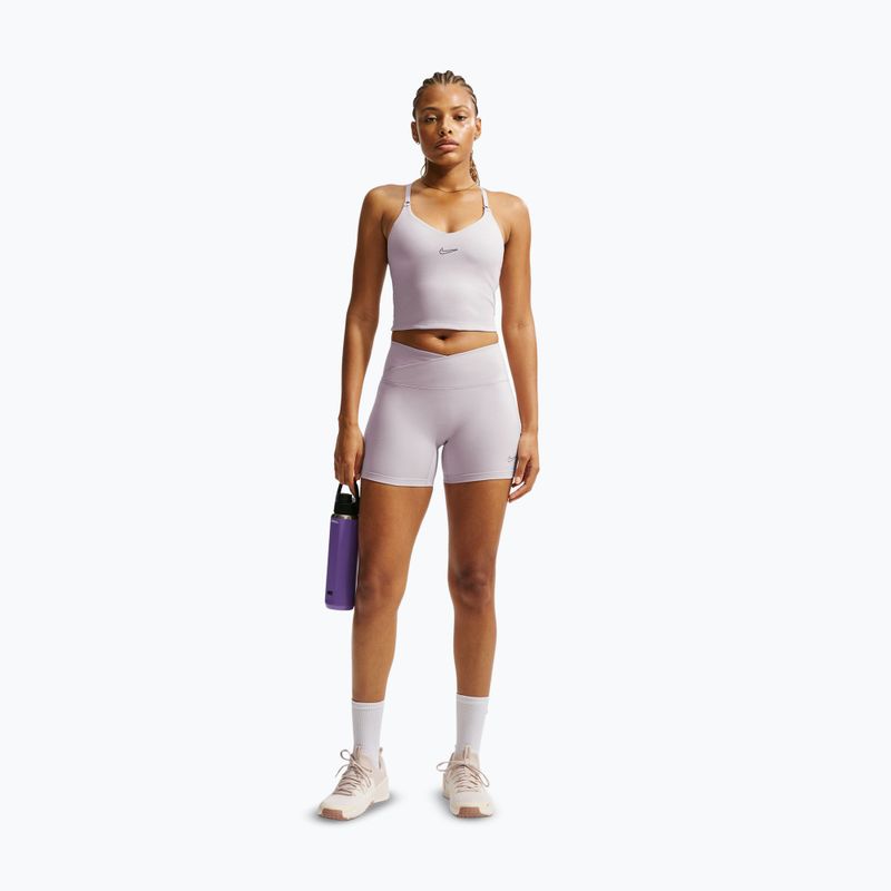 Шорти жіночі Nike One Biker 5" platinum violet 2