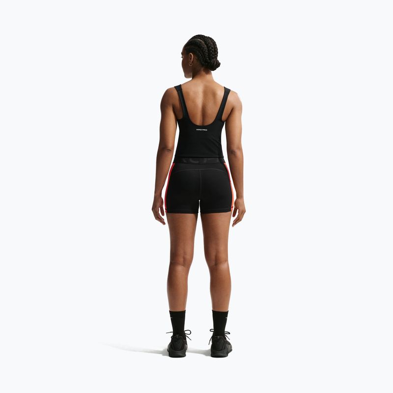 Футболка для тренувань жіноча Nike Pro Sculpt Medium Support Padded Tank black/white 3