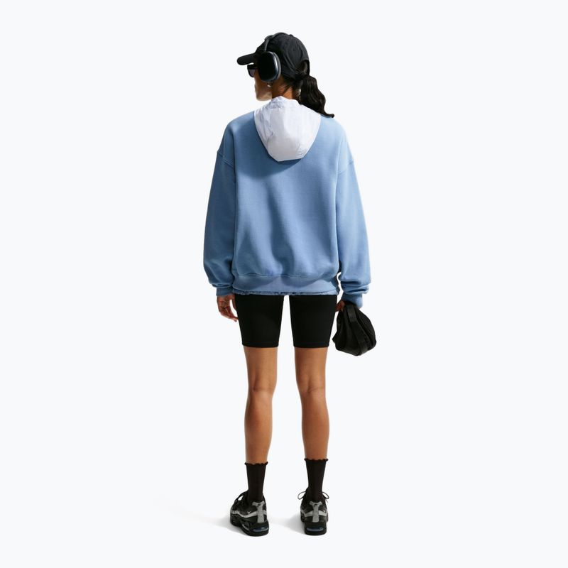 Кофта жіноча Nike Studio Fleece Medium Weight work blue/sail 3