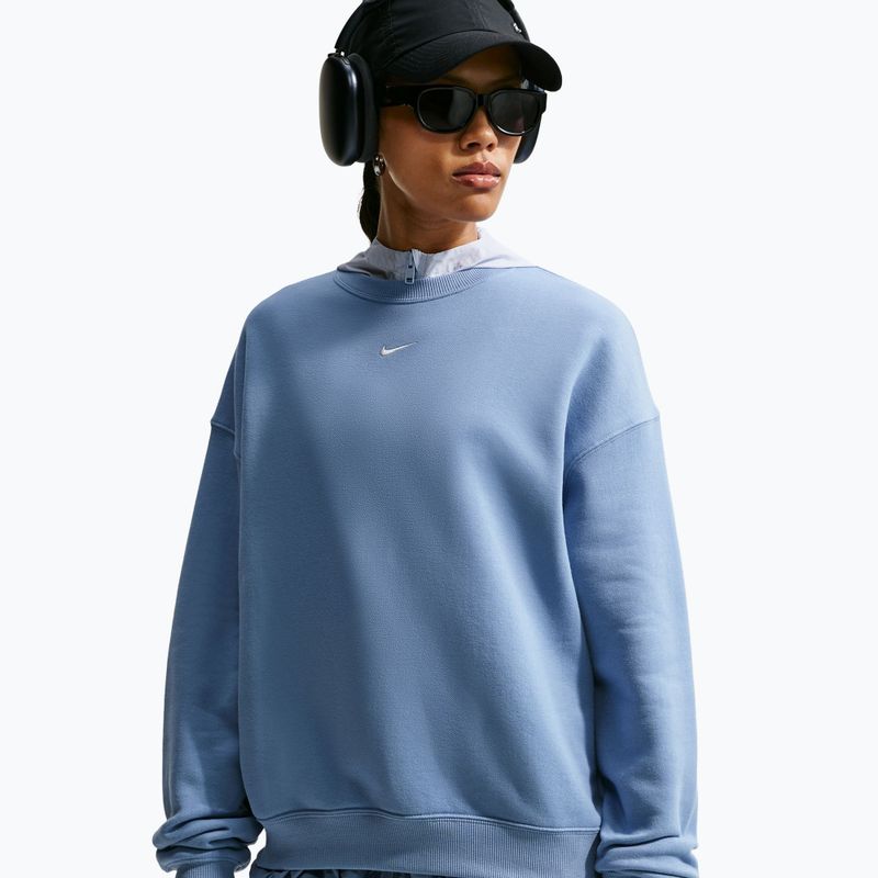 Кофта жіноча Nike Studio Fleece Medium Weight work blue/sail 4