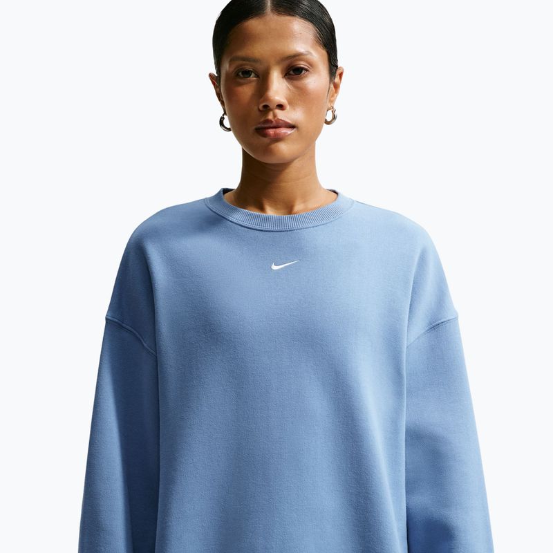 Кофта жіноча Nike Studio Fleece Medium Weight work blue/sail 5