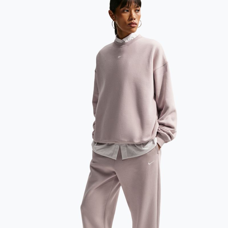 Штани жіночі Nike Studio Fleece Medium Weight cream Ii/sail 4