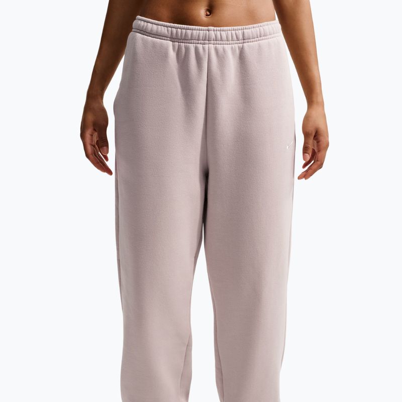 Штани жіночі Nike Studio Fleece Medium Weight cream Ii/sail 5