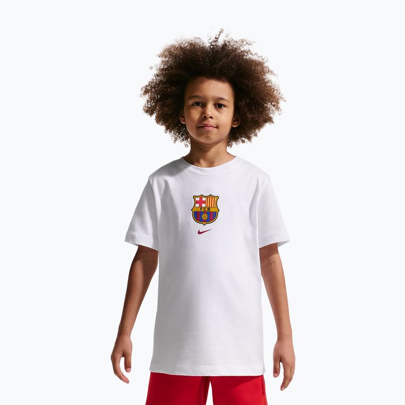 Футболка дитяча Nike FC Barcelona Soccer white