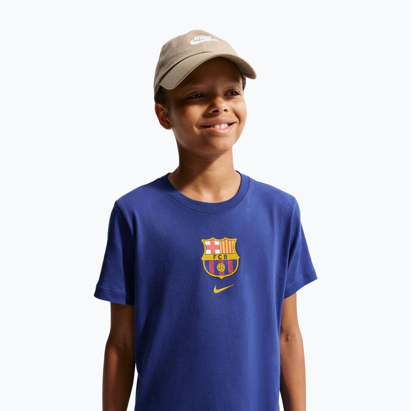Футболка дитяча Nike FC Barcelona Soccer deep royal blue 4