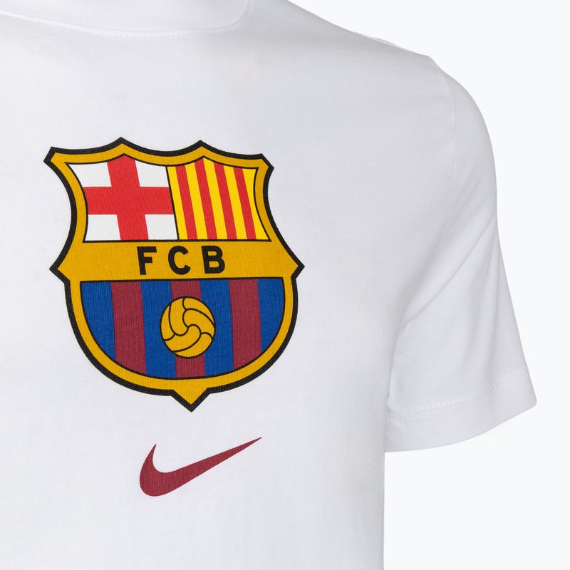 Футболка чоловіча Nike FC Barcelona Soccer white 3
