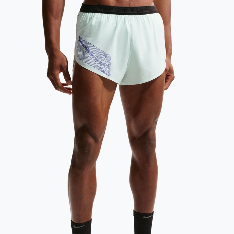 Шорти для бігу чоловічі Nike AeroSwift Dri-Fit ADV Brief-Lined 2" barely green/lapis 5