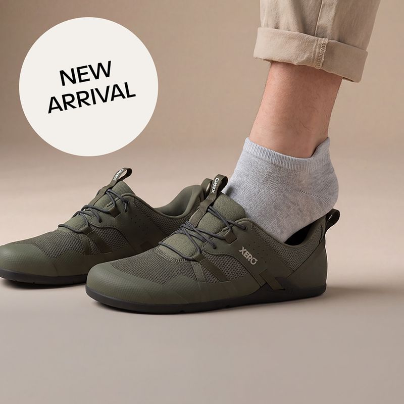 Кросівки barefoot чоловічі Xero Shoes Prio Easy On army green 9