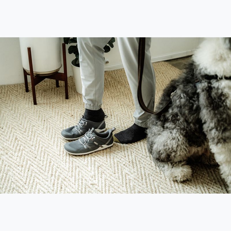 Кросівки barefoot чоловічі Xero Shoes Prio Easy On steel gray 10