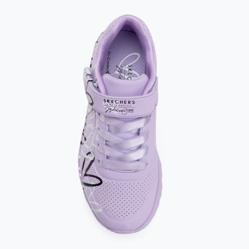 Кросівки дитячі SKECHERS Uno Lite Love Levitate lavender/multi 5