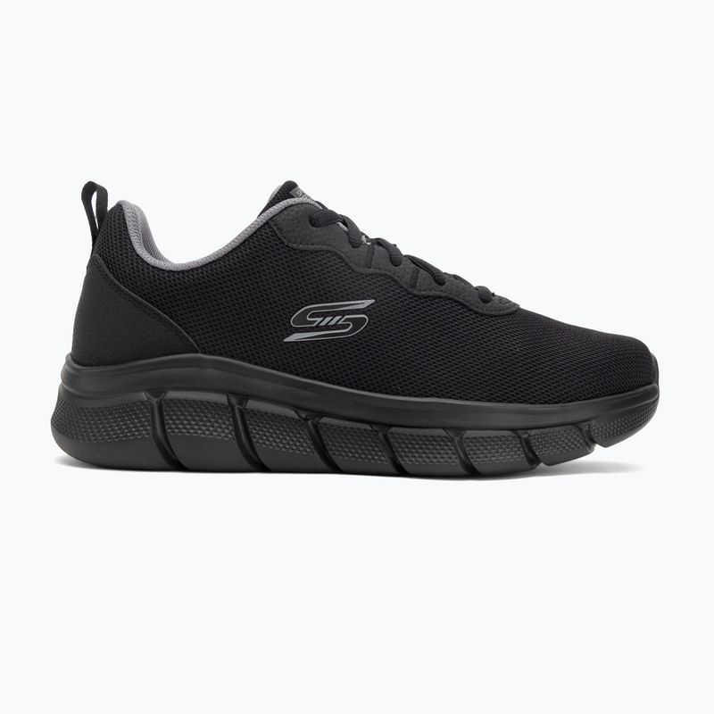 Кросівки чоловічі Skechers Bobs Sport B Flex Icy Edge black 2