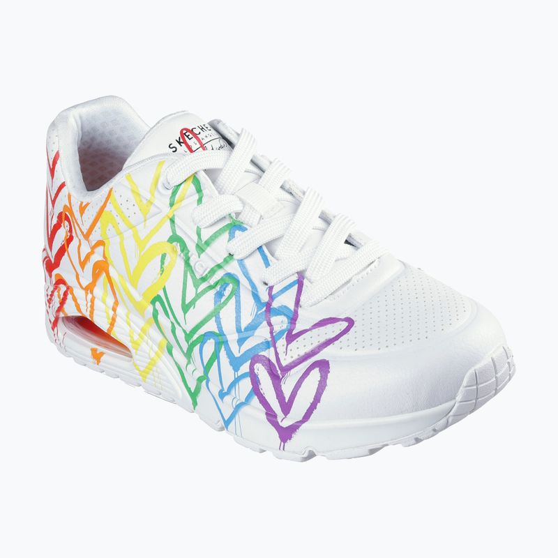 Жіноче взуття SKECHERS Uno Full Of Love white
