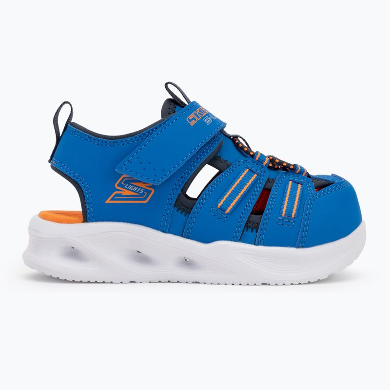 Сандалі дитячі SKECHERS S-Lights Sola Glow blue/lime 2