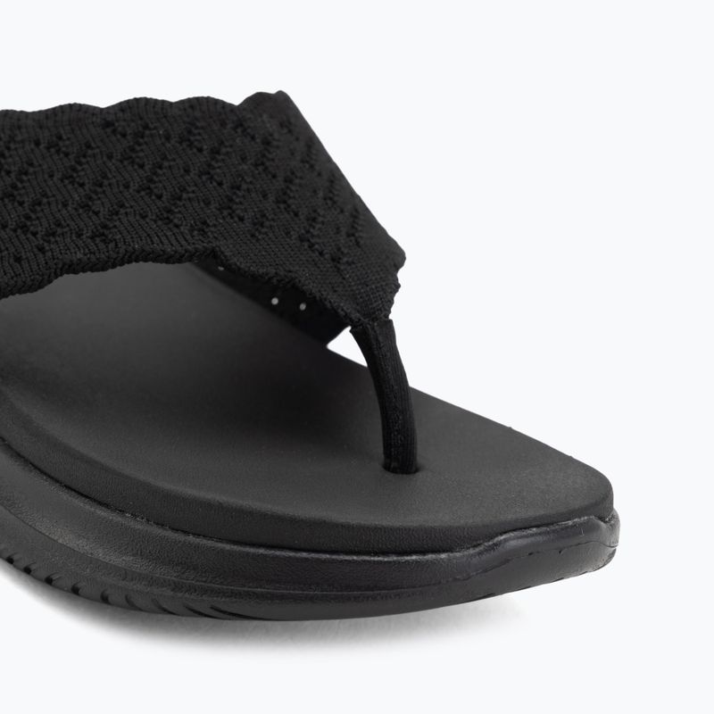 Шльопанці жіночі SKECHERS Ultra Flex 3.0 Rhythm Waves black 7